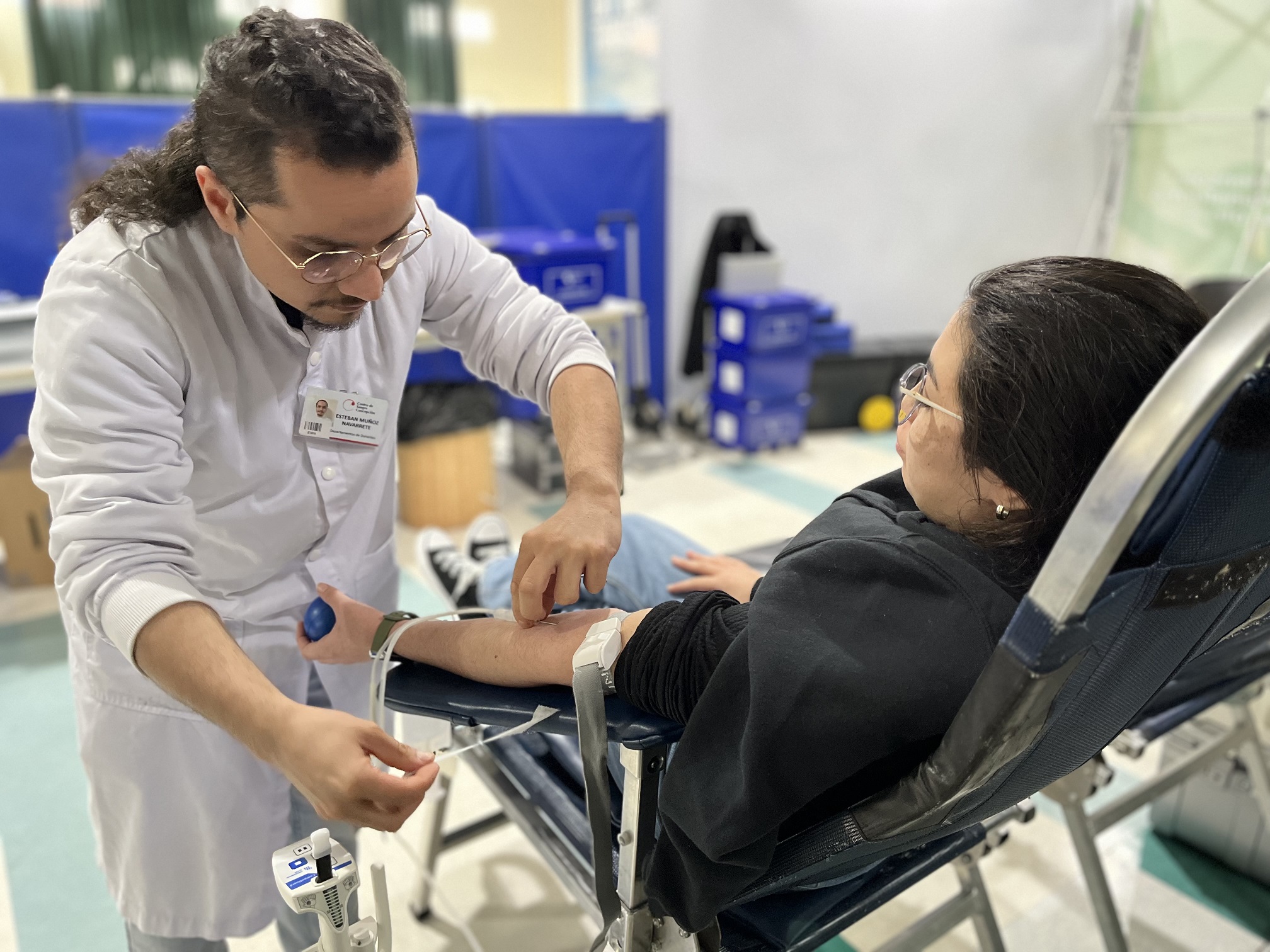 35 donantes universitarios obtuvo colecta de sangre en Santo Tomás Concepción