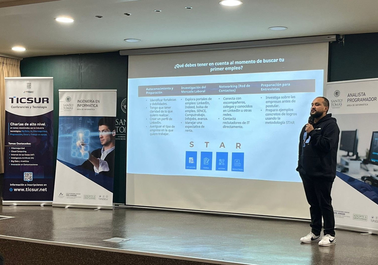 Más de 100 estudiantes del IP Santo Tomás Temuco participaron en innovador Workshop de Inteligencia Artificial