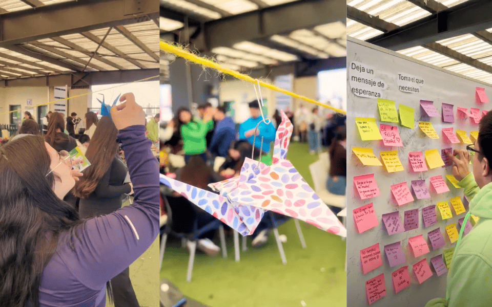 1000 grullas por la prevención del suicidio: Santo Tomás Santiago Centro se une en reflexión y esperanza