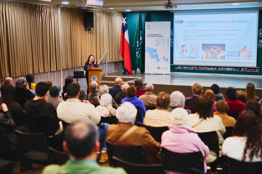 Universidad Santo Tomás Temuco promueve la investigación en nutrición y bienestar en la tercera edad
