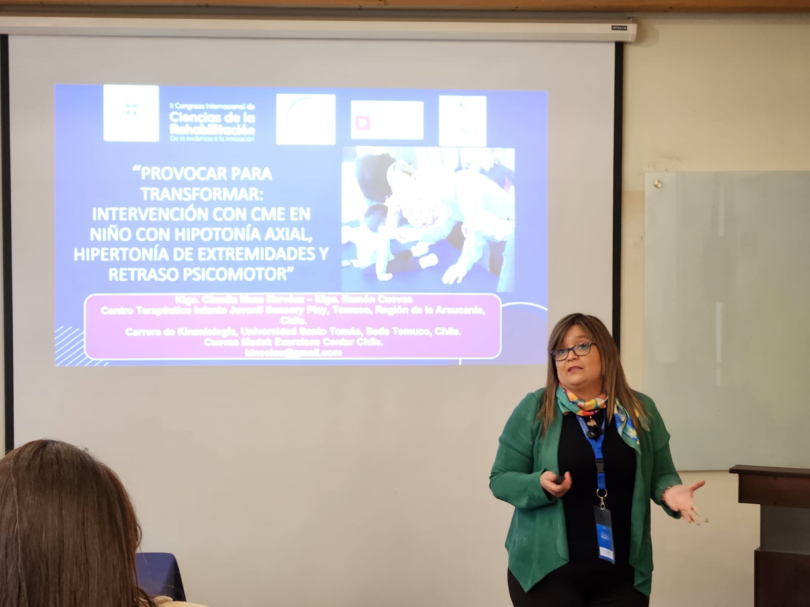 Docentes de Kinesiología de la Universidad Santo Tomás Temuco presentan avances en neuromodulación y terapias motoras para niños en Congreso Internacional