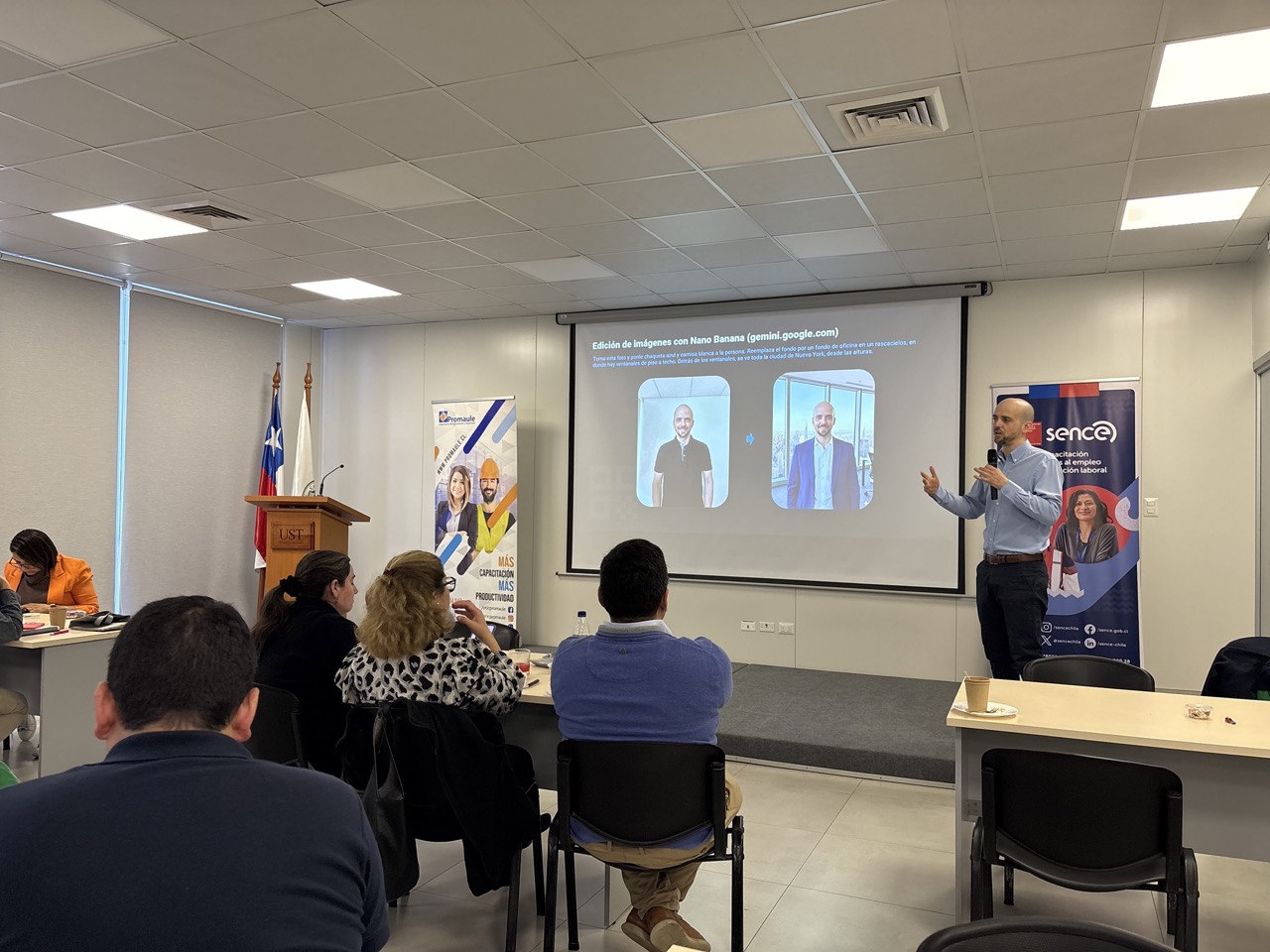 Alianza entre Santo Tomás Talca, Sence y OTIC Promaule fomenta uso de la IA en procesos de Recursos Humanos