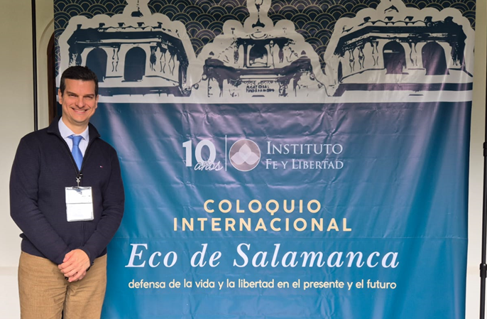 ACADÉMICO INVESTIGADOR DE DERECHO PARTICIPÓ EN COLOQUIO INTERNACIONAL “ECOS DE SALAMANCA” SOBRE LA ESCUELA DE SALAMANCA Y SU RELEVANCIA PARA EL DERECHO PÚBLICO ACTUAL
