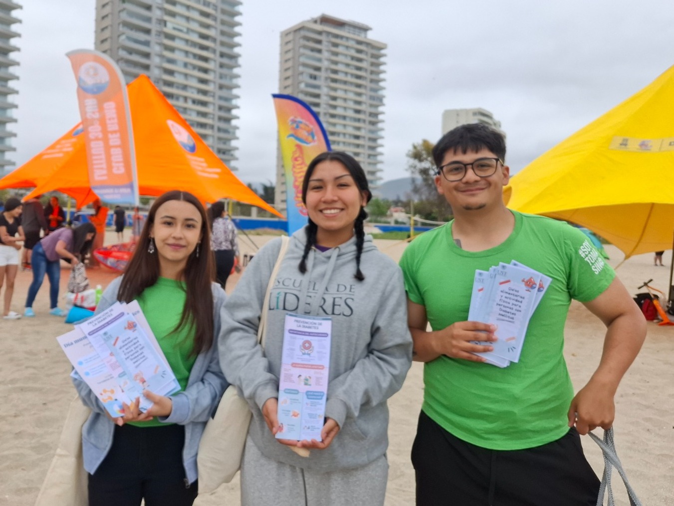 Carrera de Enfermería UST La Serena participa en jornada deportiva por la Diabetes organizada por el Hospital San Pablo de Coquimbo