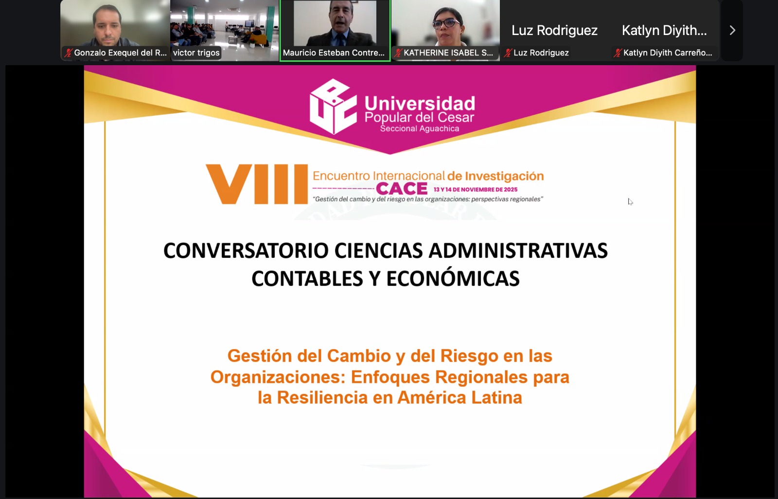 Santo Tomás Concepción participa en destacado Conversatorio Internacional sobre Gestión del Cambio y Riesgo en América Latina