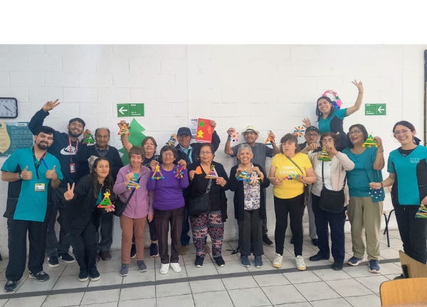 Terapia Ocupacional UST Arica realiza cierre de asignatura junto a personas mayores del Hogar de Cristo