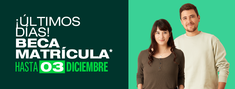 ¡Últimos días de la Beca Matrícula! 